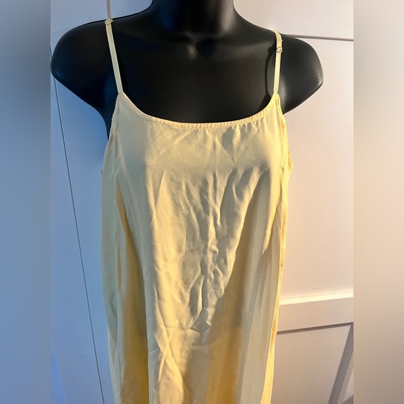 Vintage April Cornell Butter Yellow Maxi dress with tule summer dress wedding - Picture 5 of 9